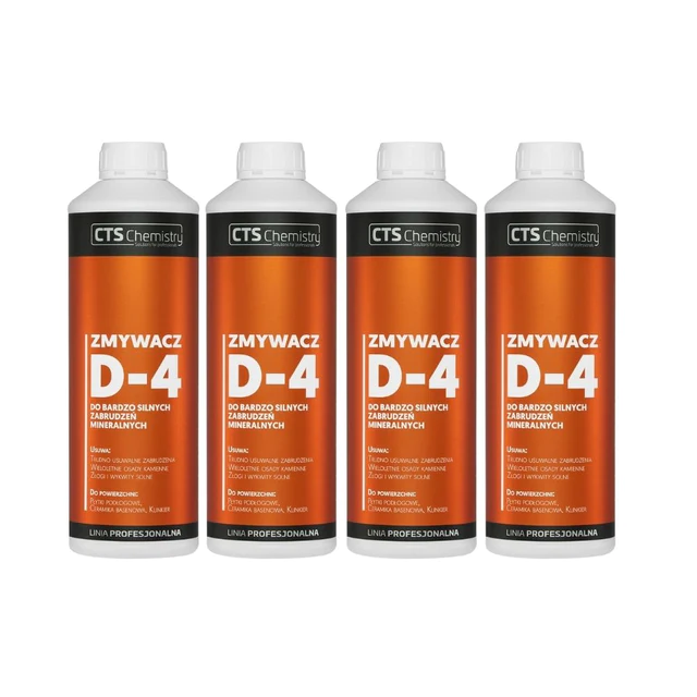 D-4 Remover за много силни минерални замърсявания